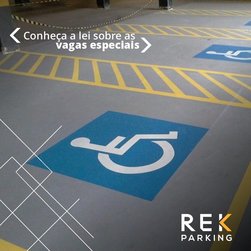 Vagas especiais - Rek Parking