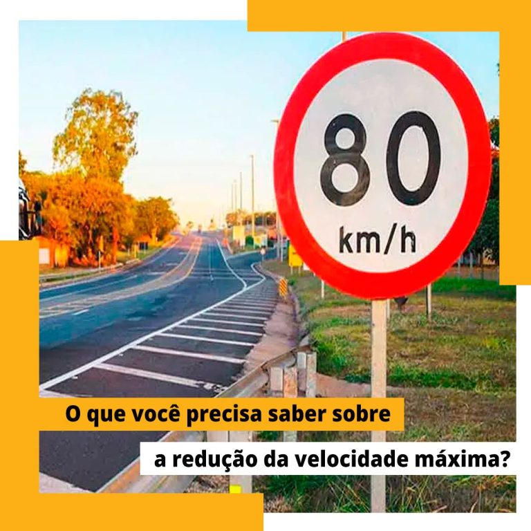 O que você precisa saber sobre a redução da velocidade máxima?